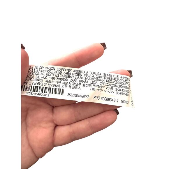 ZARA Floral Satin Effect Mini Dress Pink XS - Picture 7 of 7